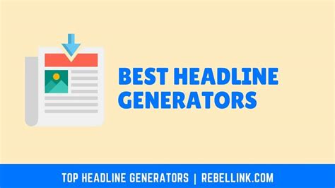 10+ Best Headline Generator Tools | Free & Paid ( 2024)