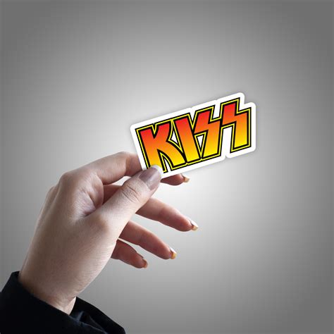 Kiss Logo – stickermirchi.com