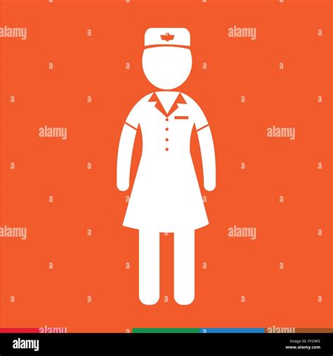 Air Hostess Stewardess icon Illustration design Stock Vector Image & Art - Alamy