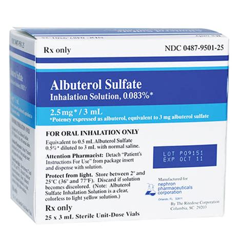 Albuterol Sulfate Inhalers For Asthma and COPD Relief — Mountainside ...