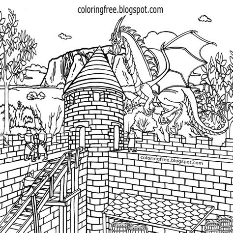 Free Coloring Pages Printable Pictures To Color Kids Drawing ideas: Dark Ages Medieval coloring ...