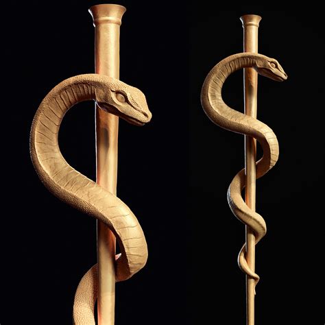 Medical symbol - The staff of Asclepius by doubleagent2005 on DeviantArt