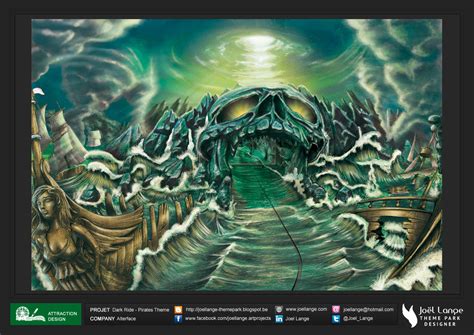 Interactive Dark Ride Design - Pirates Plunder - Concept art