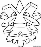 Pineco Coloring Page  ColoringAll sketch template