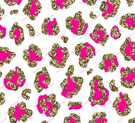 Free download Gold Glitter Pink Leopard Print Seamless Pattern drypdesigns [1500x1364] for your ...