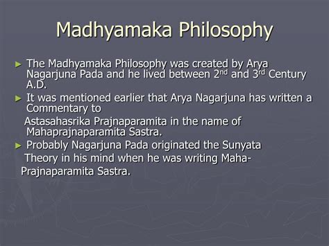 PPT - Development of Madhyamaka Philosophy PowerPoint Presentation, free download - ID:860941