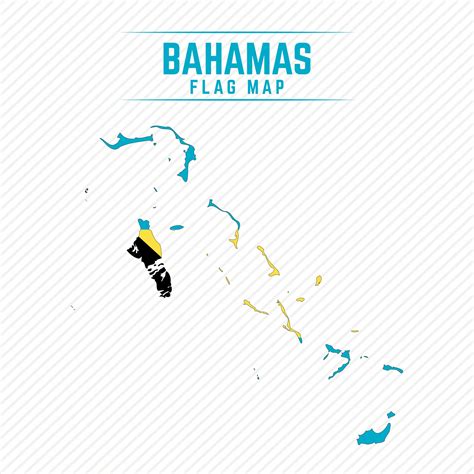 Flag Map of Bahamas 2400687 Vector Art at Vecteezy