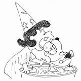 Snoopy Halloween Coloring Pages Sketch Page sketch template