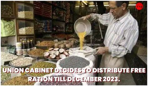 Centre extends free ration distribution till December 2023 - The News ...