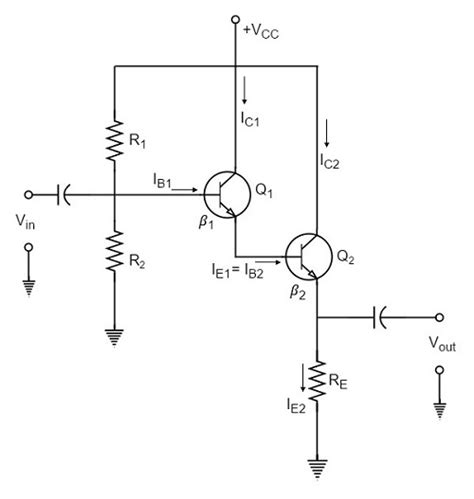 Darlington Transistor Amplifier Circuit Diagram - IOT Wiring Diagram