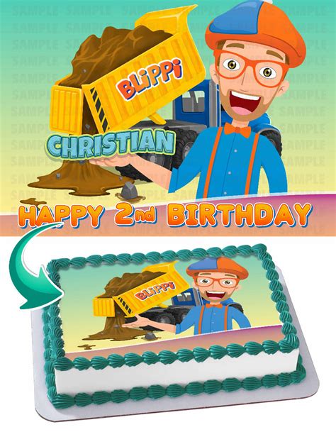 Blippi 2 Edible Cake Toppers – Ediblecakeimage