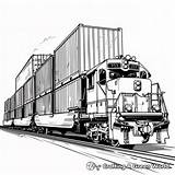 Freight Train Coloring Pages  Free & Printable sketch template