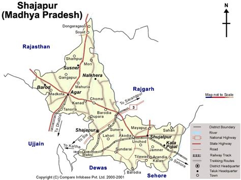 Malwa Bazar - Shajapur Map