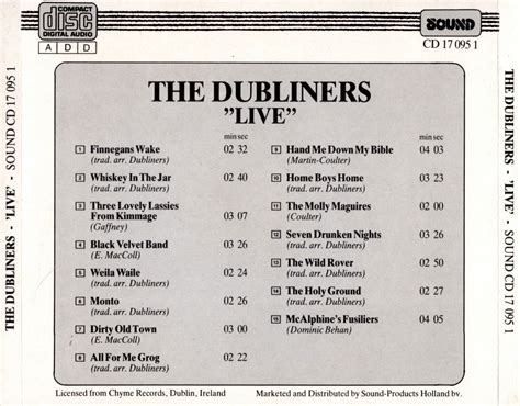 Kings of Irish Folk - The Dubliners Live