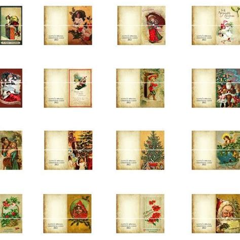 Mini Christmas Cards Printable - Printable Calendars AT A GLANCE