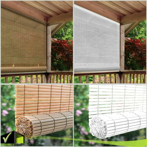 Rollup Bamboo Patio Shades - Patio Ideas