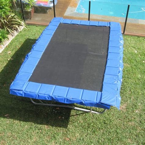 Buy Rectangular Trampoline Safety Pads in Blue 12m - MyDeal