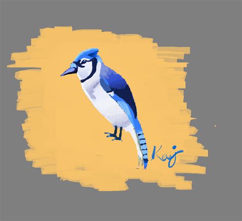 MS paint Blue Jay by Kaisayshai on Newgrounds