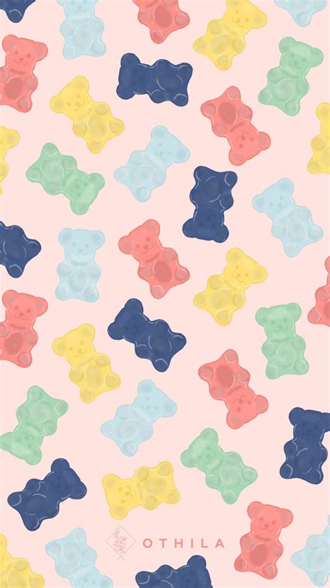 #bears #gummybears #gummybear #candy #gummy #sweet #pinkwallpaper #pink ...