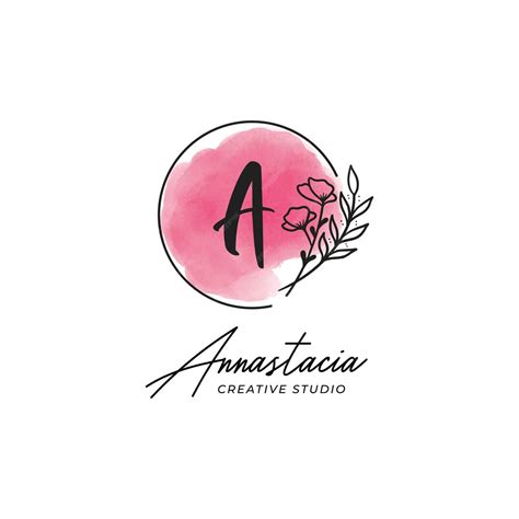 Premium Vector | Feminine floral logo design