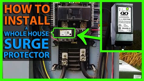 How To Install a Whole House Surge Protector in your Main Panel - YouTube