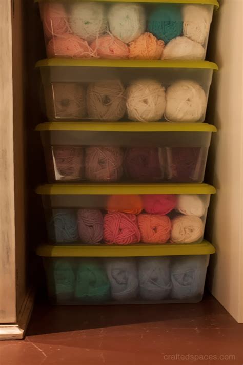 Crafted Spaces: Organizing Yarn