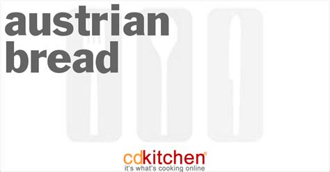 Bread Machine Austrian Bread Recipe | CDKitchen.com