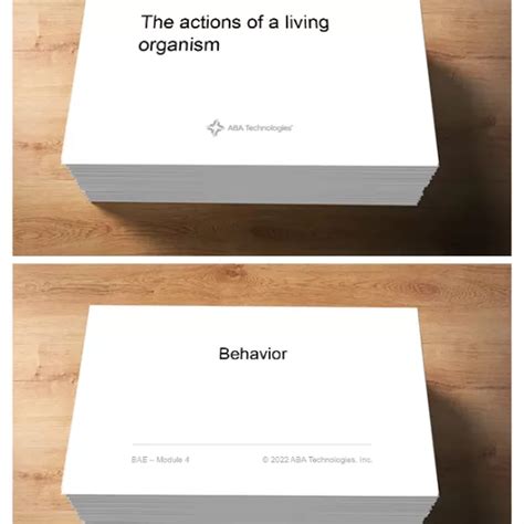 Behavior Analysis Essentials (BAE) Flashcards | ABA Technologies