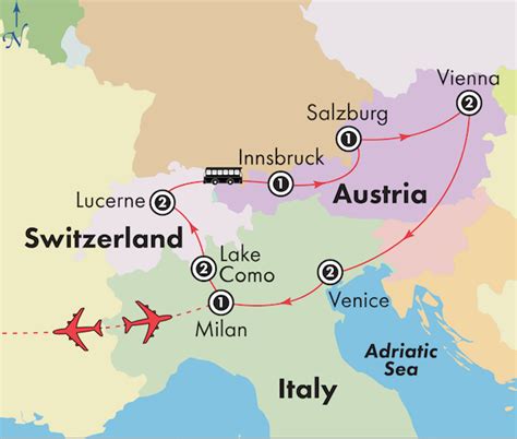 Northern Italy Tour with Austria and Switzerland | Milan, Salzburg, Vienna