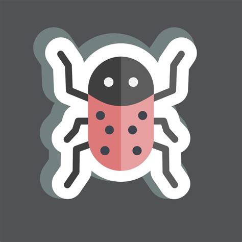 Sticker Insect Infestation. suitable for disasters symbol. color mate style. simple design ...