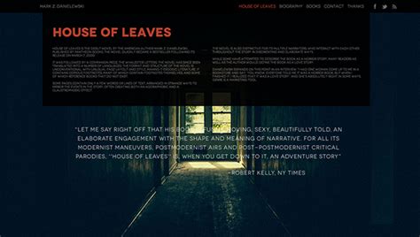 House of Leaves on Behance