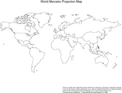 Blackline World Map Printable Free - Free Printable Maps