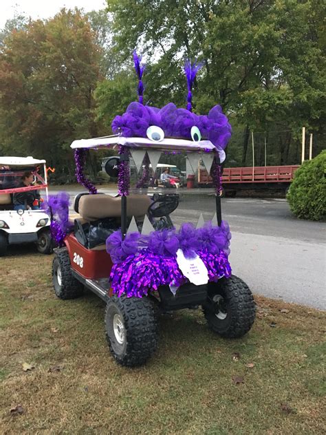 How To Decorate A Golf Cart For Halloween | PIXMOB