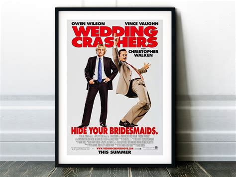 Wedding Crashers Movie Poster Classic 00's Vintage Wall | Etsy