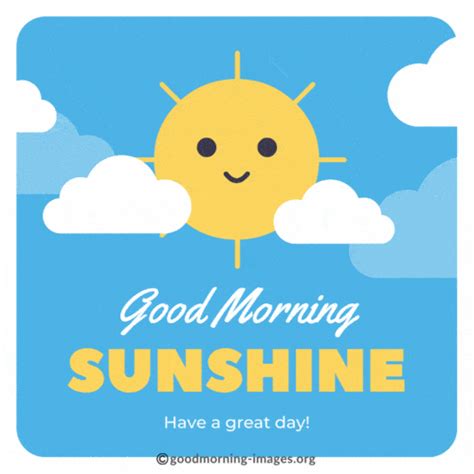 Good Morning Sunshine GIFs | GIFDB.com