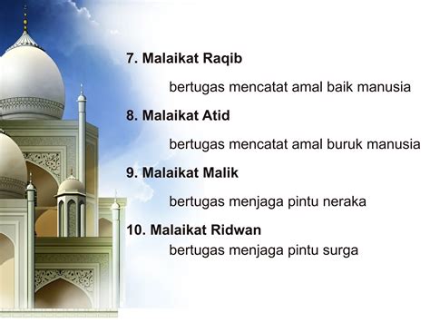 ppt akidah akhlak bab iman kepada malaikat | PPT