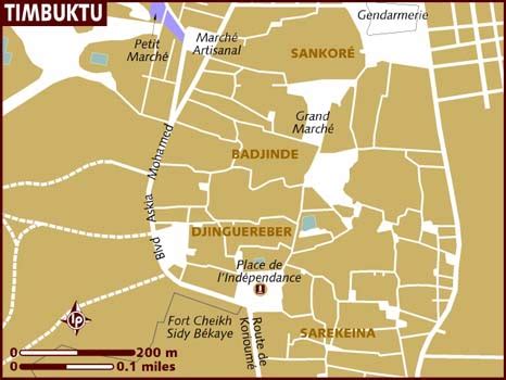 Map of Timbuktu