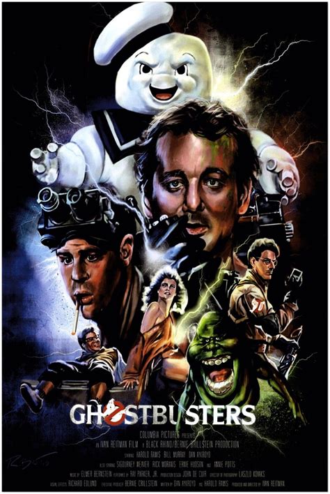 1984 Ghostbusters Movie Poster, Print, Wall Art | eBay