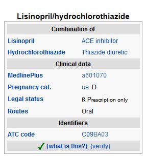 Lisinopril and Hydrochlorothiazide - wikidoc