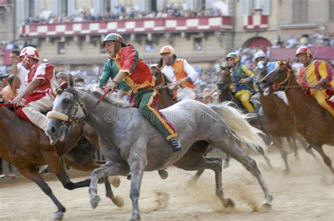 Siena s palio horse race editorial photography. Image of palio - 5583802