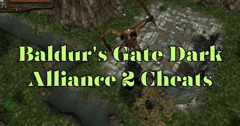 Baldur's Gate Dark Alliance 2 Cheats: Unlock Power!