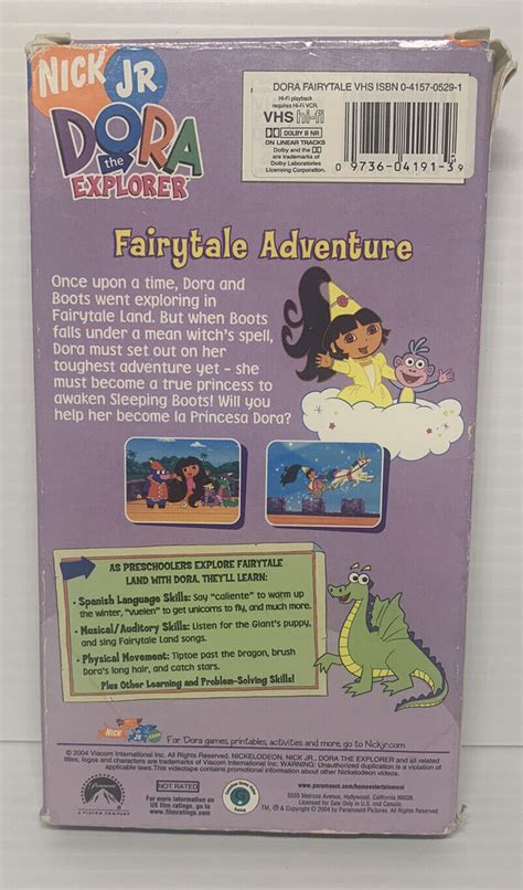 Dora The Explorer Dora S Fairytale Adventure Vhs 2004 Nick Jr | sexiezpix Web Porn