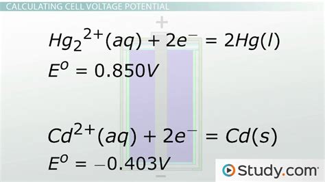 Cathode and Anode Half-Cell Reactions - Video & Lesson Transcript | Study.com