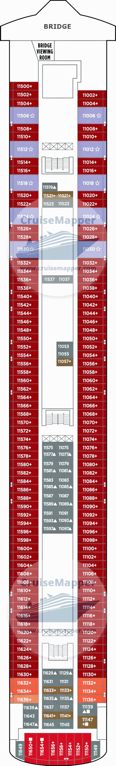 Norwegian Gem Floor Plan | Floor Roma