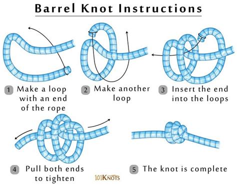 Barrel Knot | 101 Knots Best Knots, Knots Diy, Tie Knots, Knot Bracelet, Bracelet Making ...