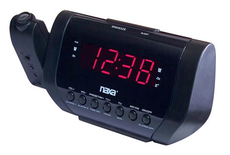 Projection Dual Alarm Clock Radio – Naxa Electronics