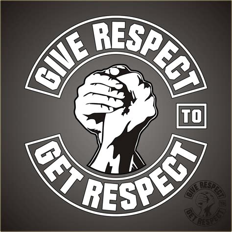 Give Respect To Get Respect (Aufkleber)