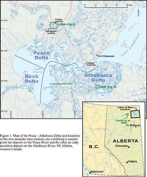 Lake Athabasca Map