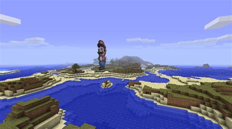 Mario from Super Mario World Minecraft Map