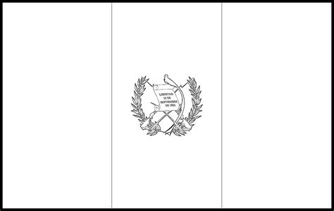 Guatemala Flag Printable Coloring Page – NBKomputer